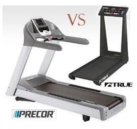 Compare Precor and True fitness treadmills